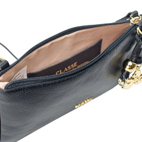 Bolsa de couro Crossbody Flora
