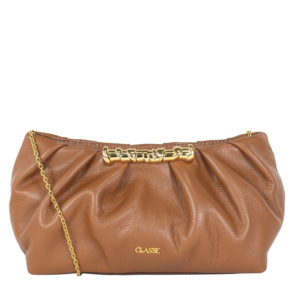 Bolsa de couro Crossbody Jolie