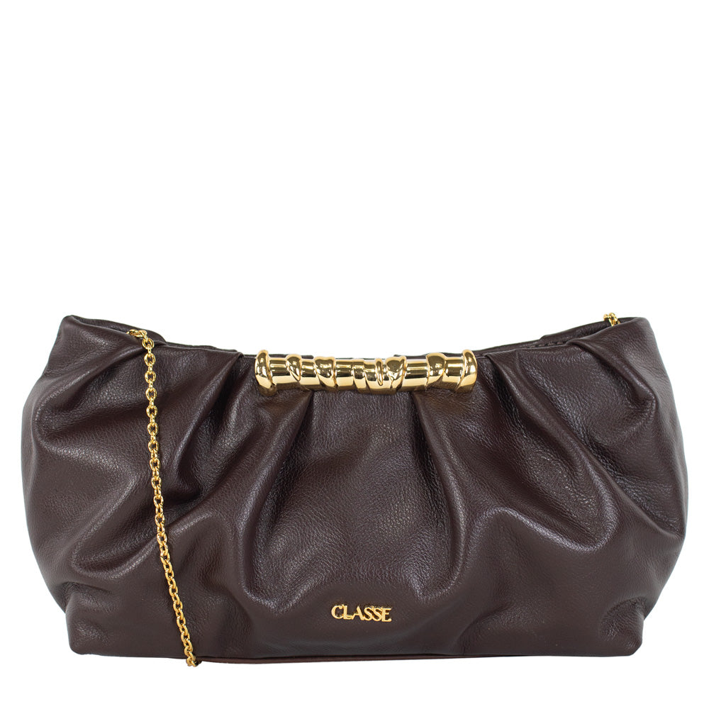 Bolsa de couro Crossbody Jolie