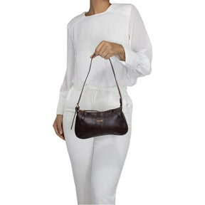 Bolsa de Ombro de Couro Lina