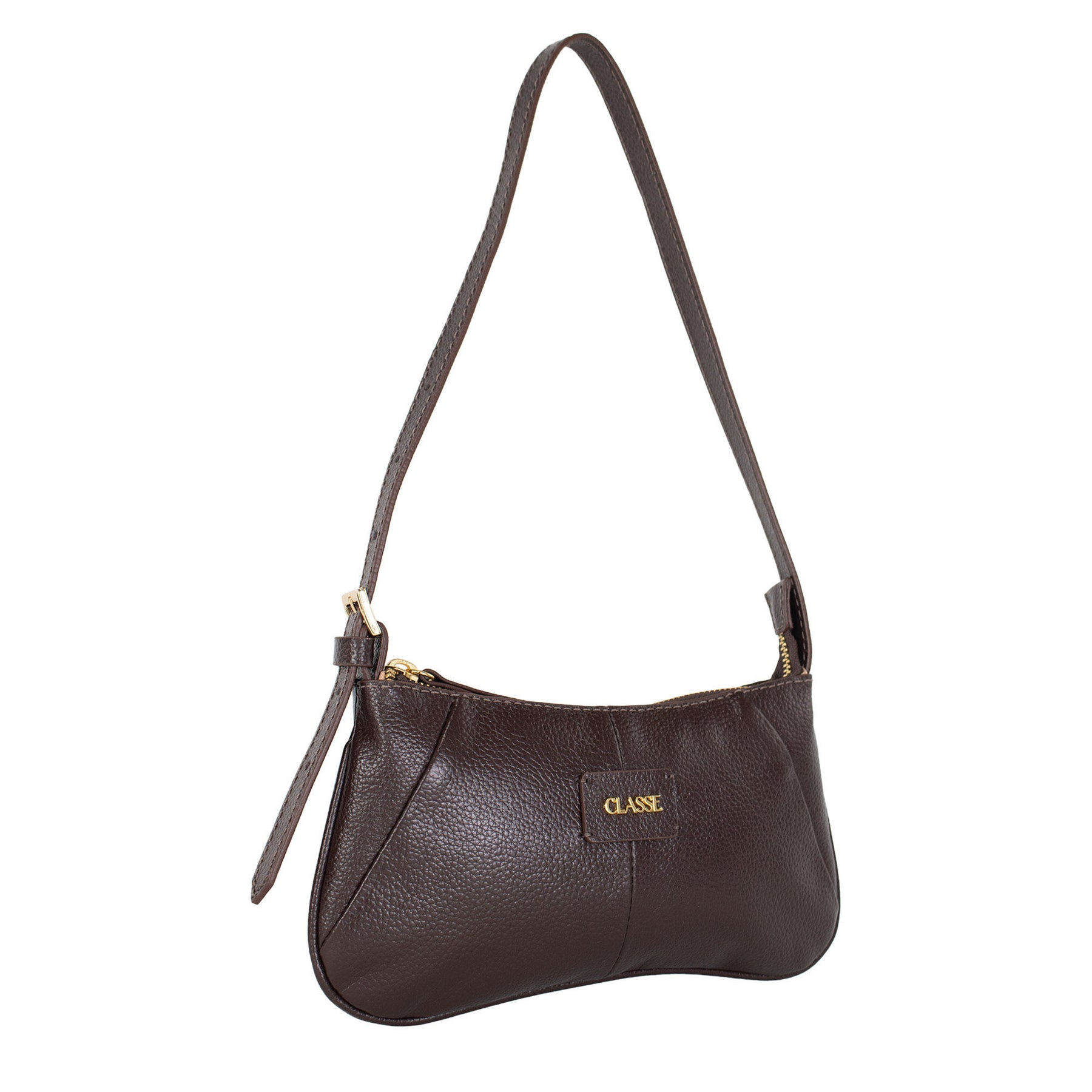 Bolsa de Ombro de Couro Lina
