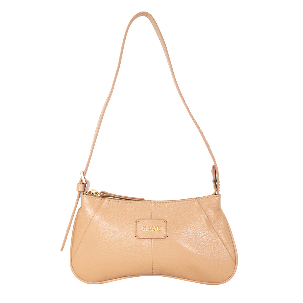 Bolsa de Ombro de Couro Lina