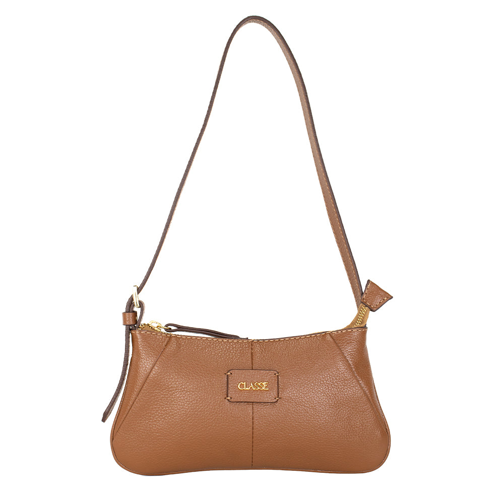 Bolsa de Ombro de Couro Lina
