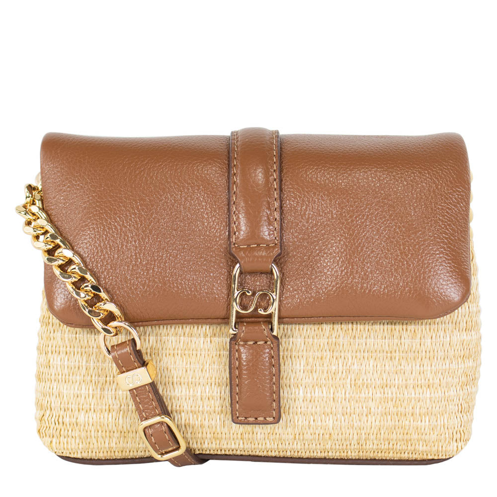 Bolsa de Couro Tiracolo Mini Verena