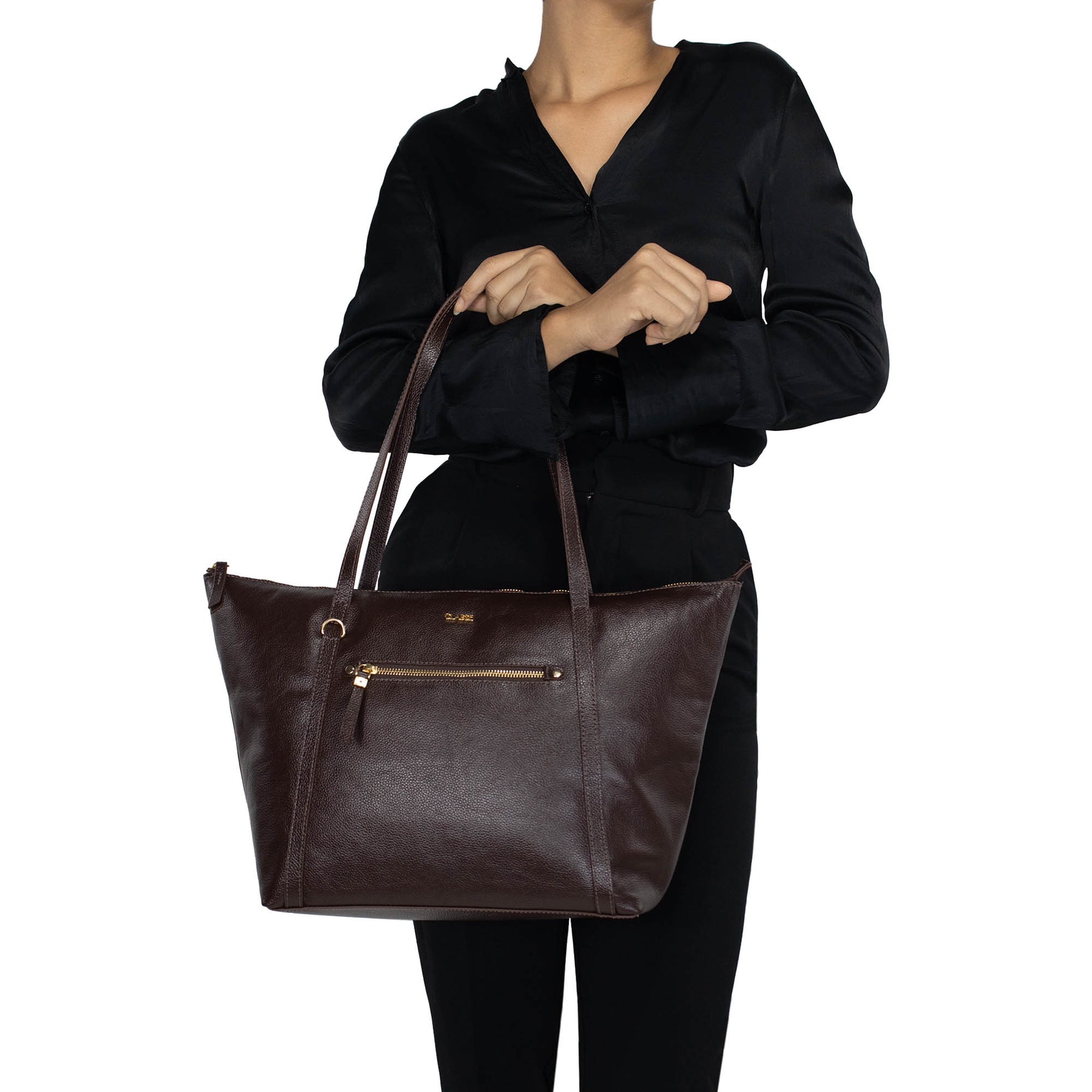 Bolsa de Couro Shopping Bag Lea