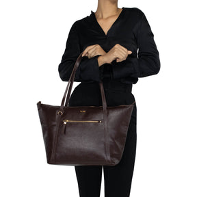 Bolsa de Couro Shopping Bag Lea