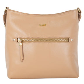 Bolsa de Couro Crossbody Lea