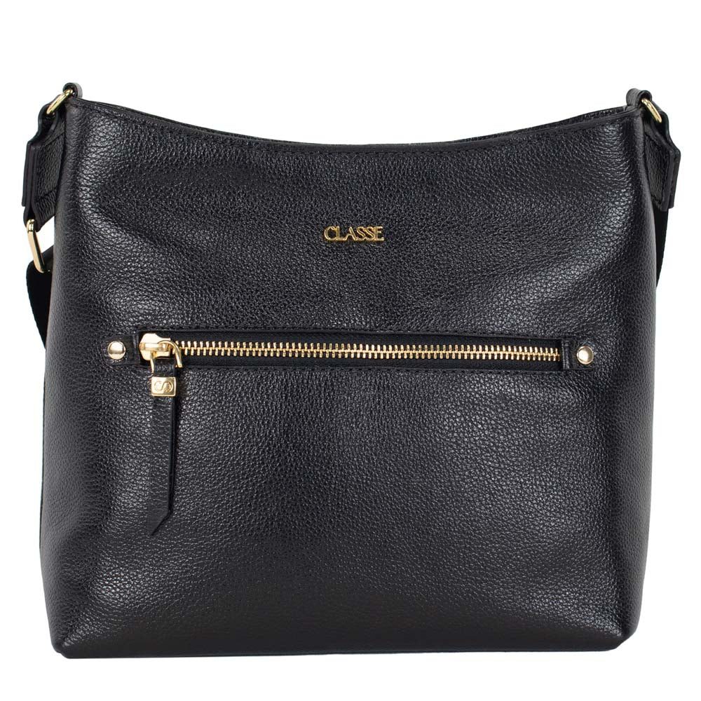 Bolsa de Couro Crossbody Lea