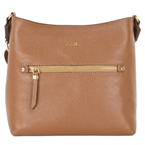 Bolsa de Couro Crossbody Lea