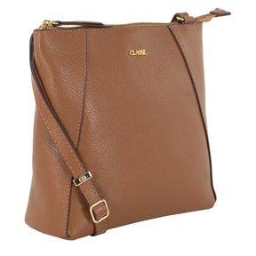 Bolsa de Couro Crossbody Jessie