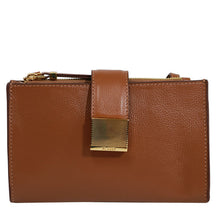 Bolsa de Couro Crossbody Belle - Nocciola