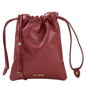Bolsa de Couro Crossbody Caroline