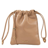 Bolsa de Couro Crossbody Caroline - Tan Soft