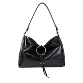 Bolsa de Couro Crossbody Celine - Andaluz Preto