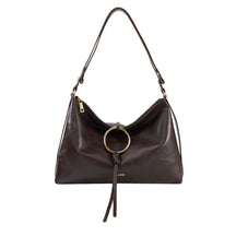 Bolsa de Couro Crossbody Celine - Chocolate