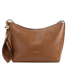 Bolsa de Couro Crossbody Flora - Nocciola