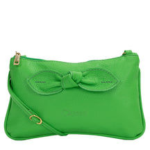 Bolsa de Couro Crossbody Maria - Verde Tropical