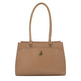 Bolsa de Couro Shopping Bag Kelly - Tan