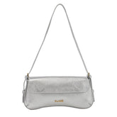 Bolsa de Couro Tiracolo Hit - Prata