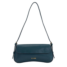 Bolsa de Couro Tiracolo Hit - Floater Azul Esmeralda