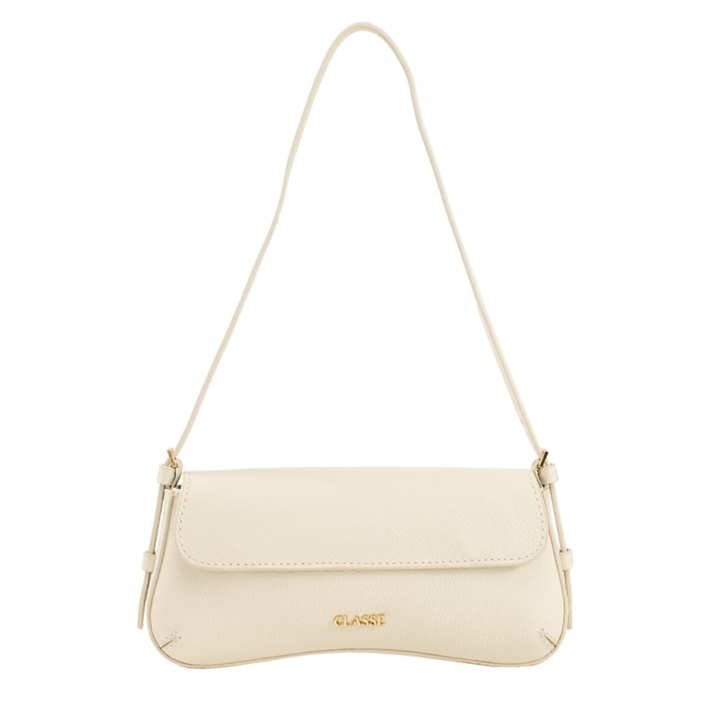 Bolsa de Couro Tiracolo Hit - Off White