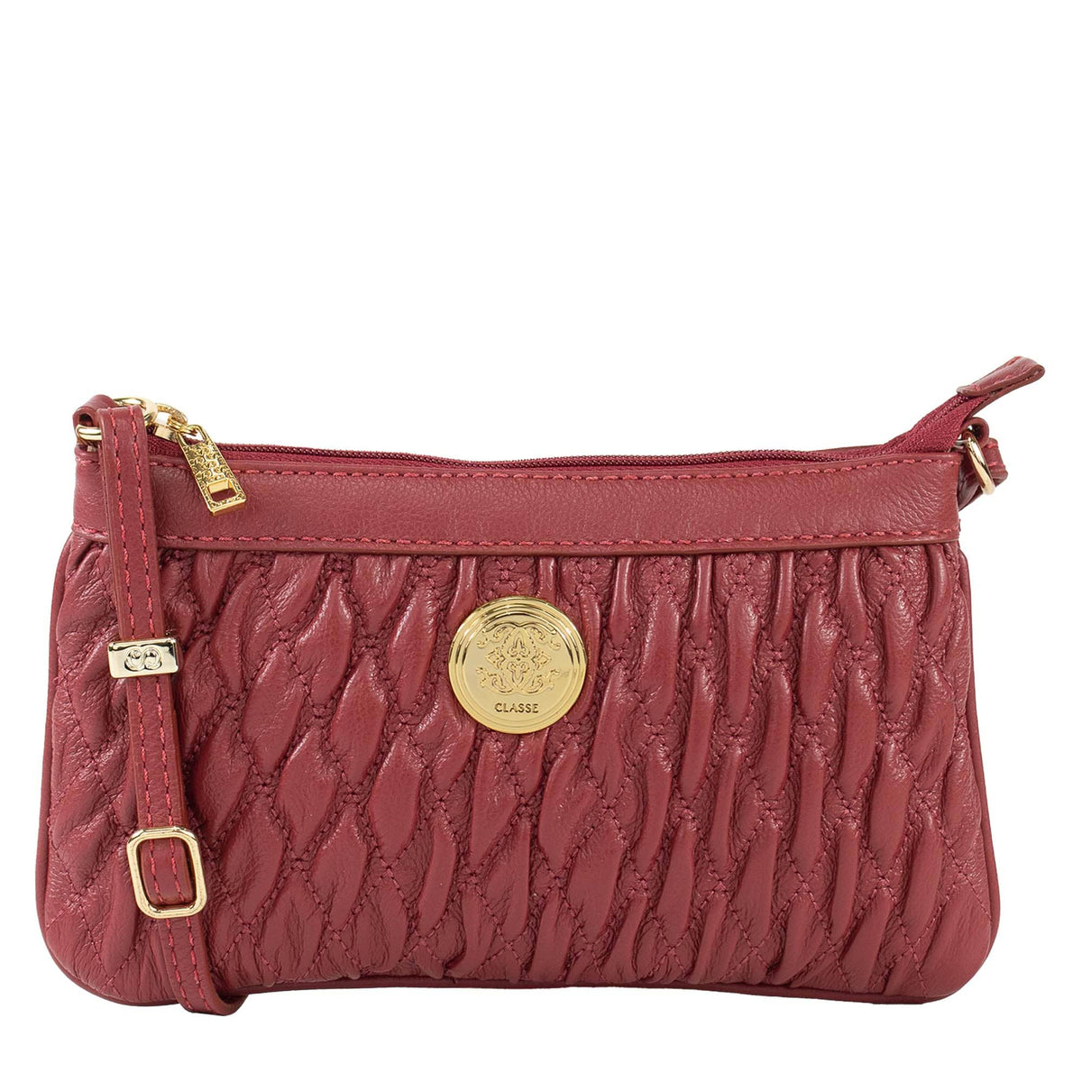 Bolsa de Couro Crossbody Kelly - Laca Soft