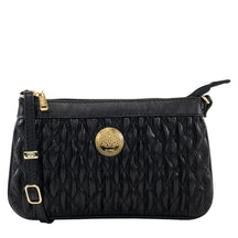Bolsa de Couro Crossbody Kelly - Preto Soft