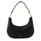 Bolsa de Couro Hobo Bag Adele - Big Floater Preto