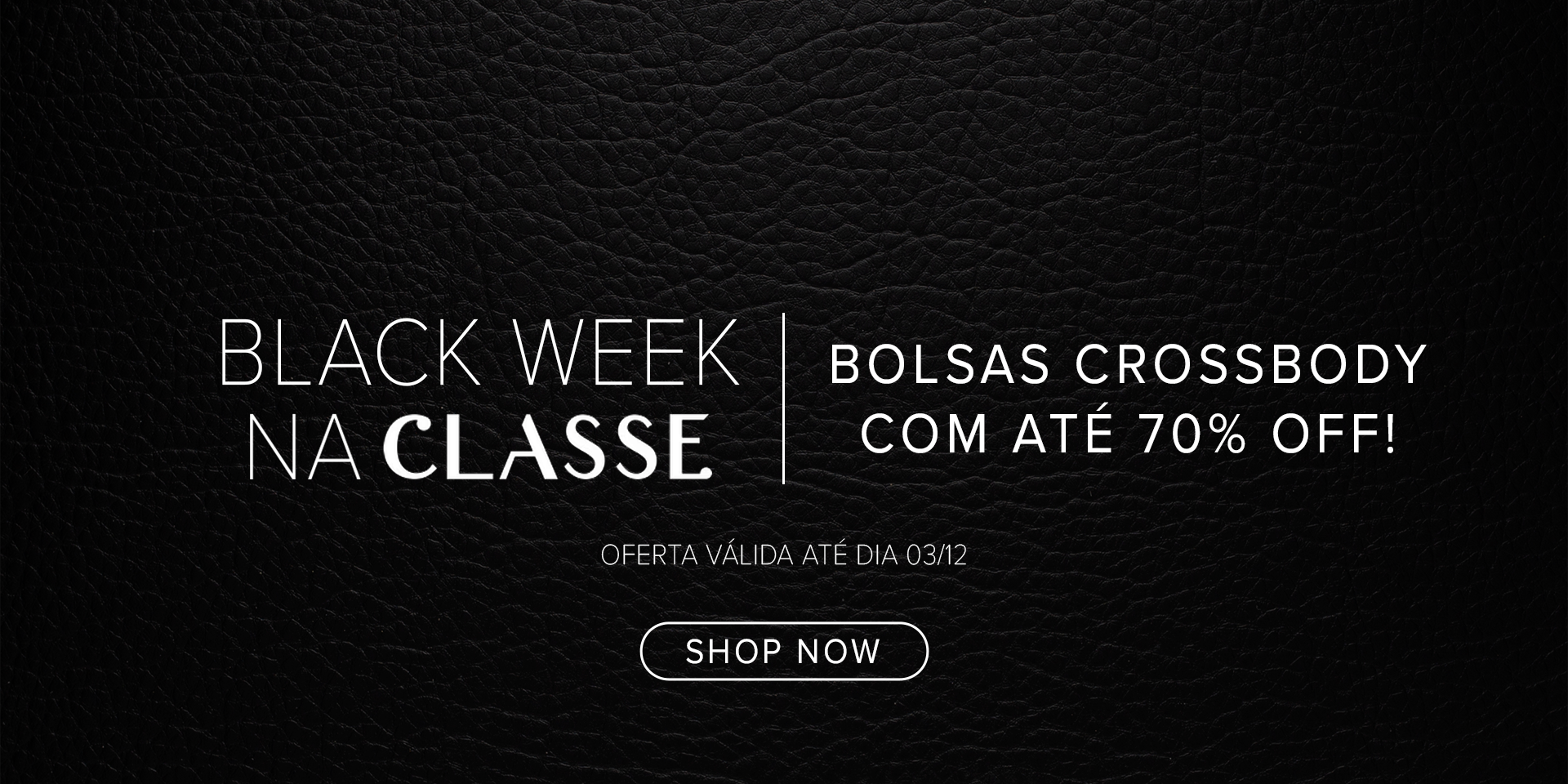 Classe couro bolsas com até 70% de desconto!