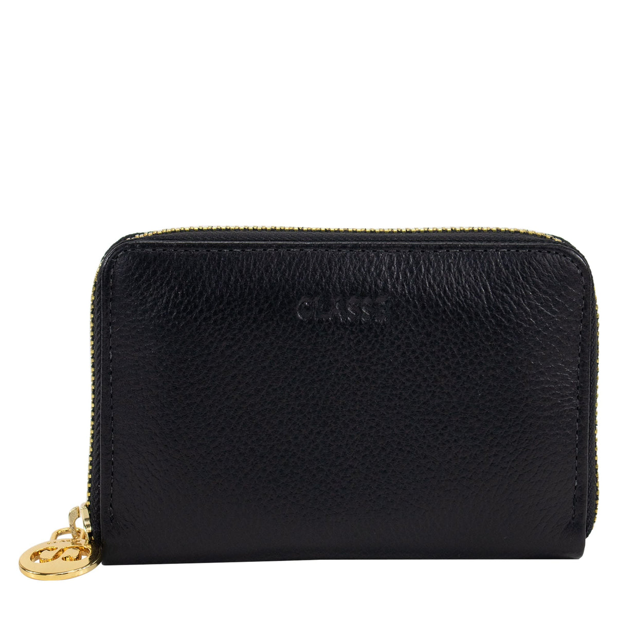 Carteira de Couro Feminina com Zíper