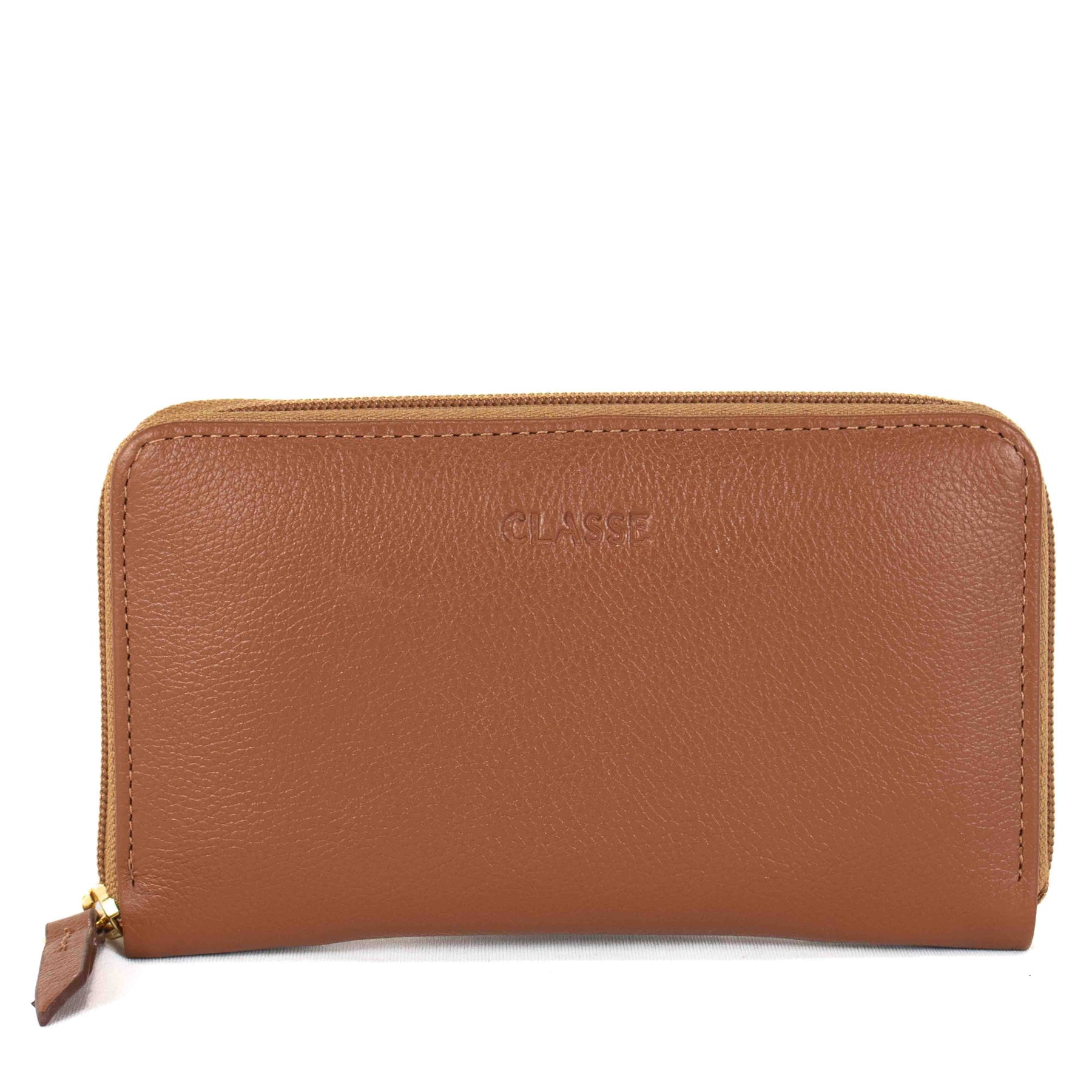 Carteira de Couro Feminina com Zíper - CTF 437