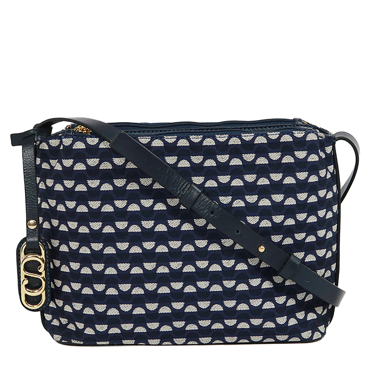 Kit: 01 Bolsa Crossbody Mileide + 01 Bolsa Tote Mileide - Marinho/Onix