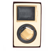 Kit 02 Casual Masculino: Carteira de Couro Baixo Relevo e Cinto.