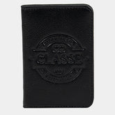 Carteira de Couro Casual Masculina com Porta CNH