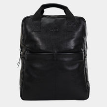Mochila de Couro Masculina - Adventure 3 em 1 - Preto