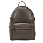 Mochila de Couro Masculina Prisma - Café Soft