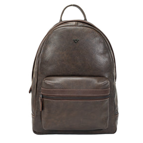 Mochila de Couro Masculina Prisma - Café Soft