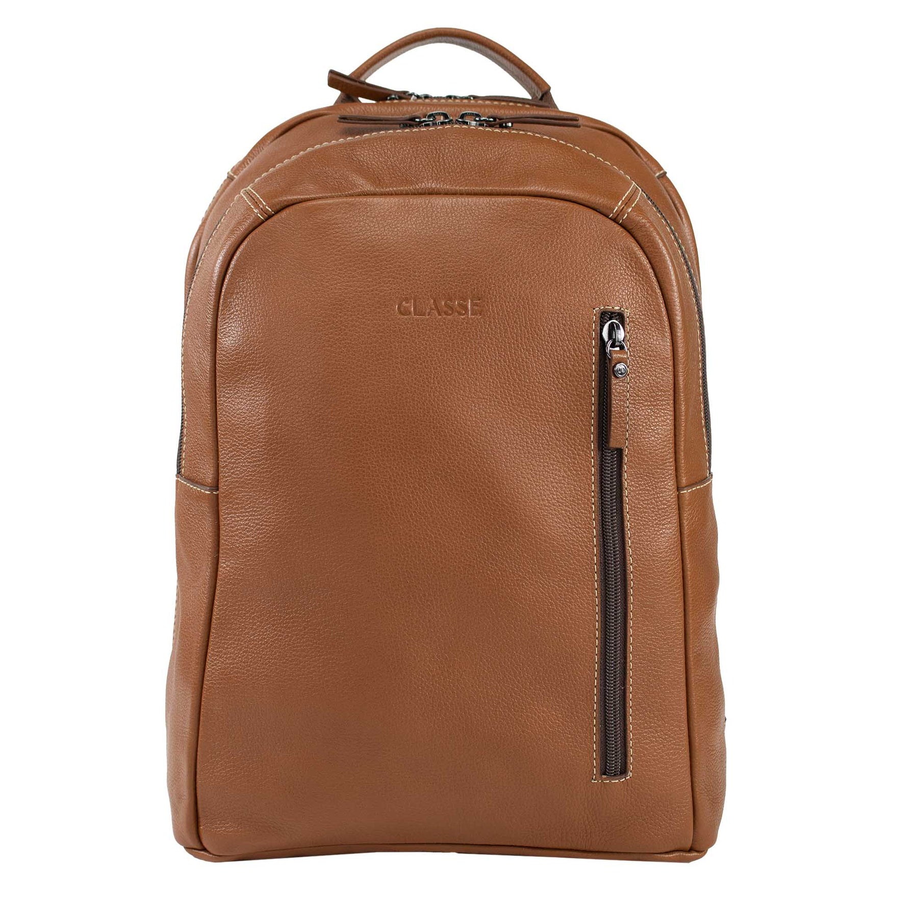 Mochila de Couro Masculina Grande Náutica - Selaria
