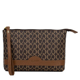 Nécessaire Feminina Canvas Marrom
