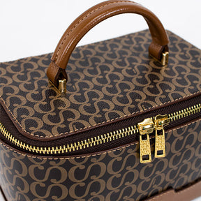 Necessaire Feminina Canvas Amy - Marrom/Nocciola