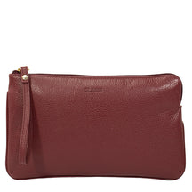 Necessaire de Couro Feminina Básica - Jade