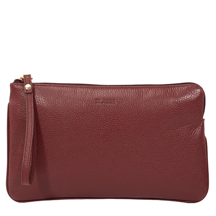 Necessaire de Couro Feminina Básica - Jade