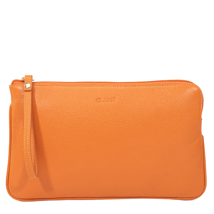 Necessaire de Couro Feminina Básica - Jade