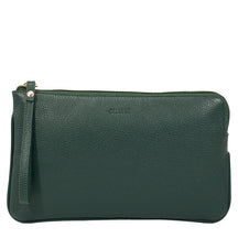Necessaire de Couro Feminina Básica - Jade