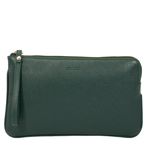 Necessaire de Couro Feminina Básica - Jade