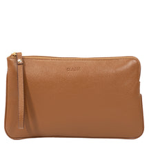 Necessaire de Couro Feminina - Nocciola