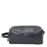 Necessaire Masculina de Couro Prisma - Preto Soft