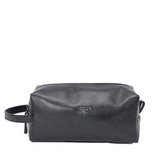 Necessaire Masculina de Couro Prisma - Preto Soft