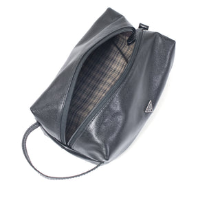 Necessaire Masculina de Couro Prisma - Preto Soft