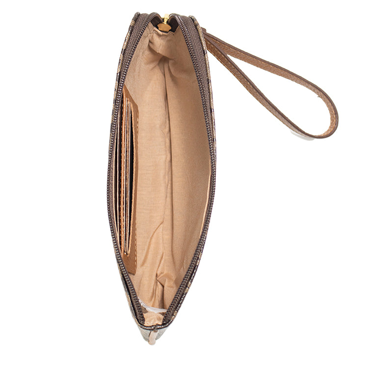 Porta Celular de Couro Lis - Ouro